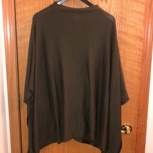 Green Forever 21 Poncho